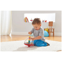 Lena - Draaitop - Draaiende Spoorweg 19 cm - Baby Activiteit Speelgoed