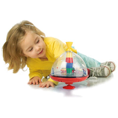 Lena - Draaitop - Draaiende Spoorweg 19 cm - Baby Activiteit Speelgoed