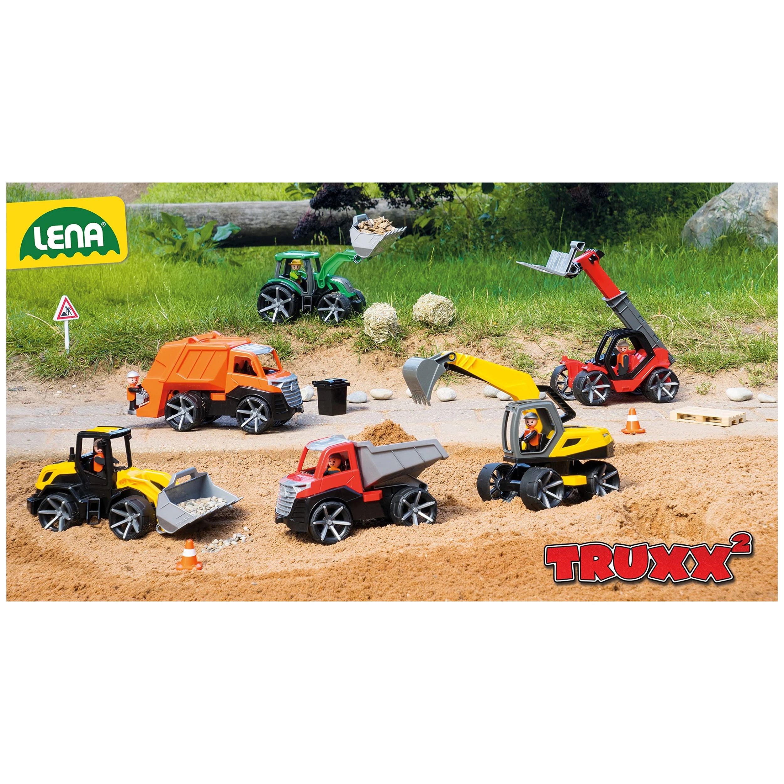 Lena - TRUXX Telehandler 35 cm - Speelvoertuigen