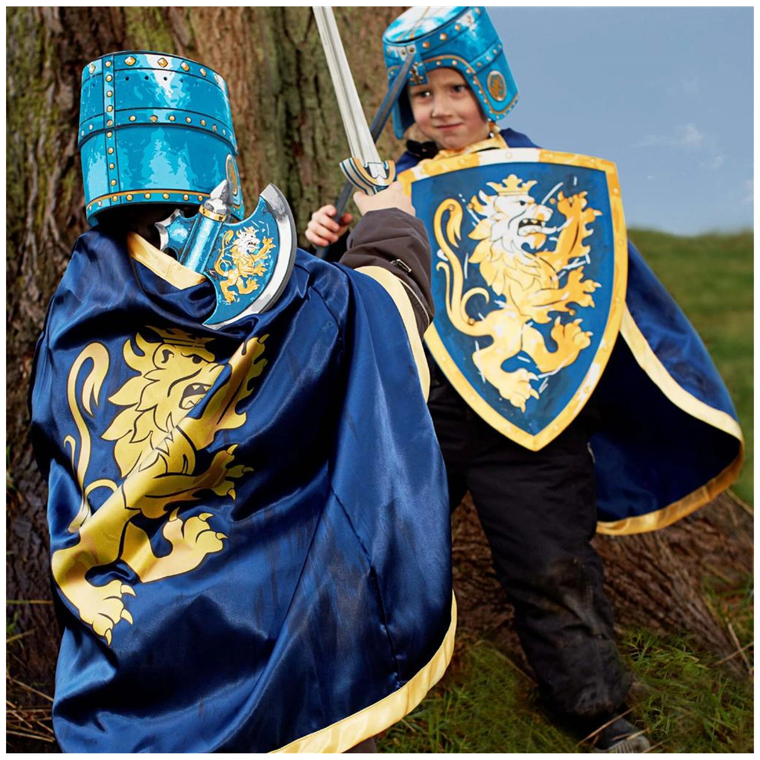 Liontouch - Ridder Schild · Blauw - De Nobele Ridderlijn - Doe-beroepen & Rollenspel