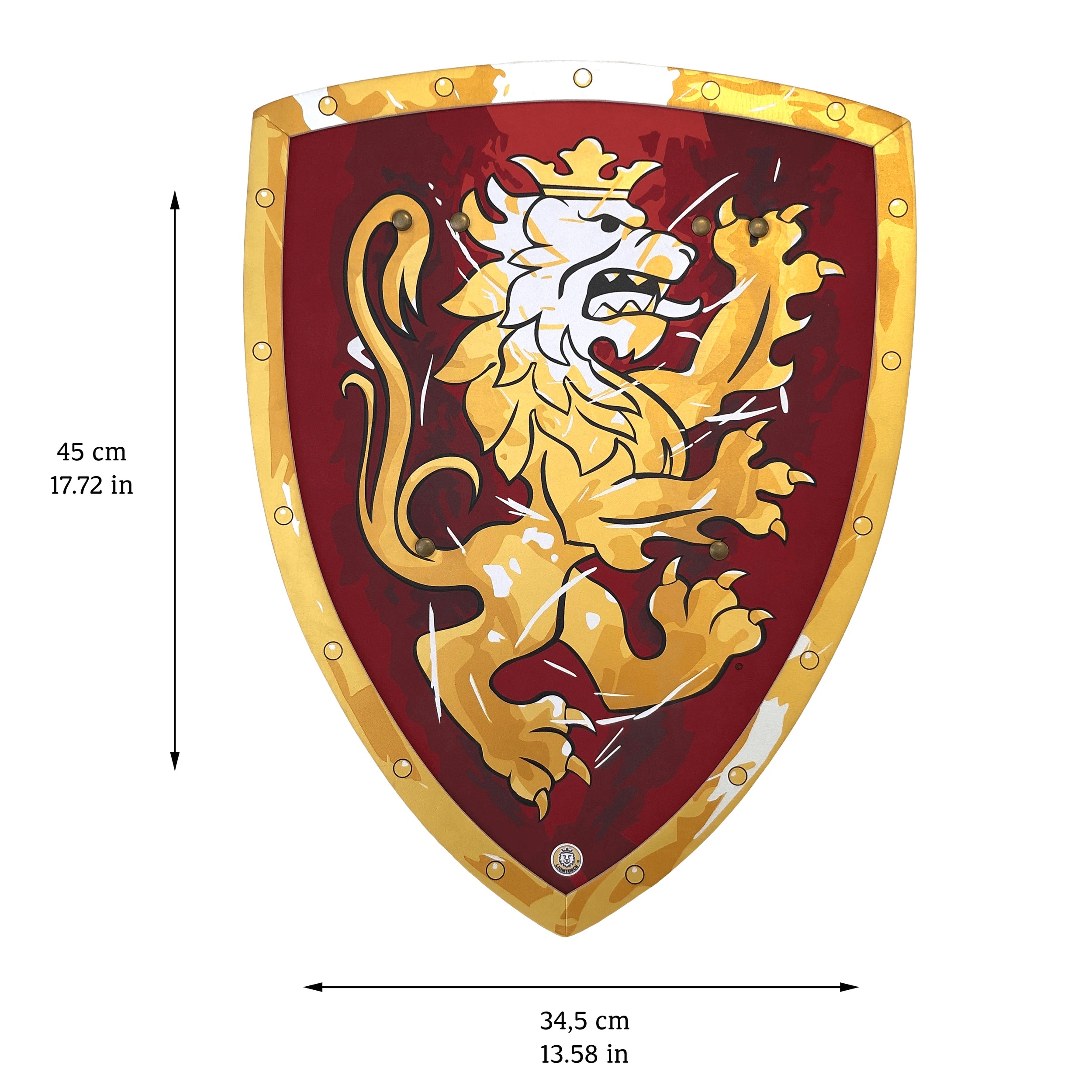 Liontouch - Knight Shield · Red - The Noble Knight Line - Pretend Professions & Role Playing