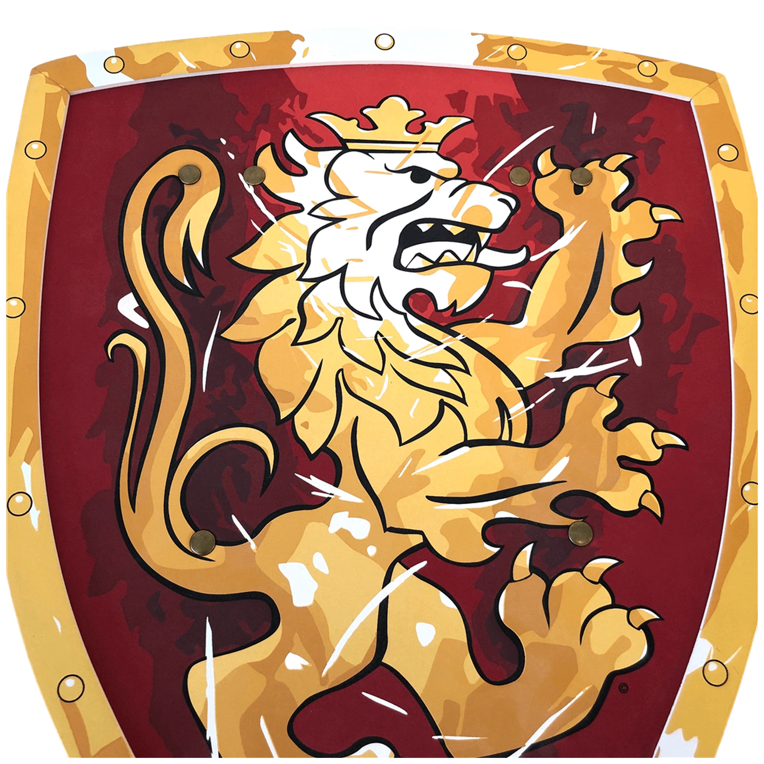 Liontouch - Knight Shield · Red - The Noble Knight Line - Pretend Professions & Role Playing