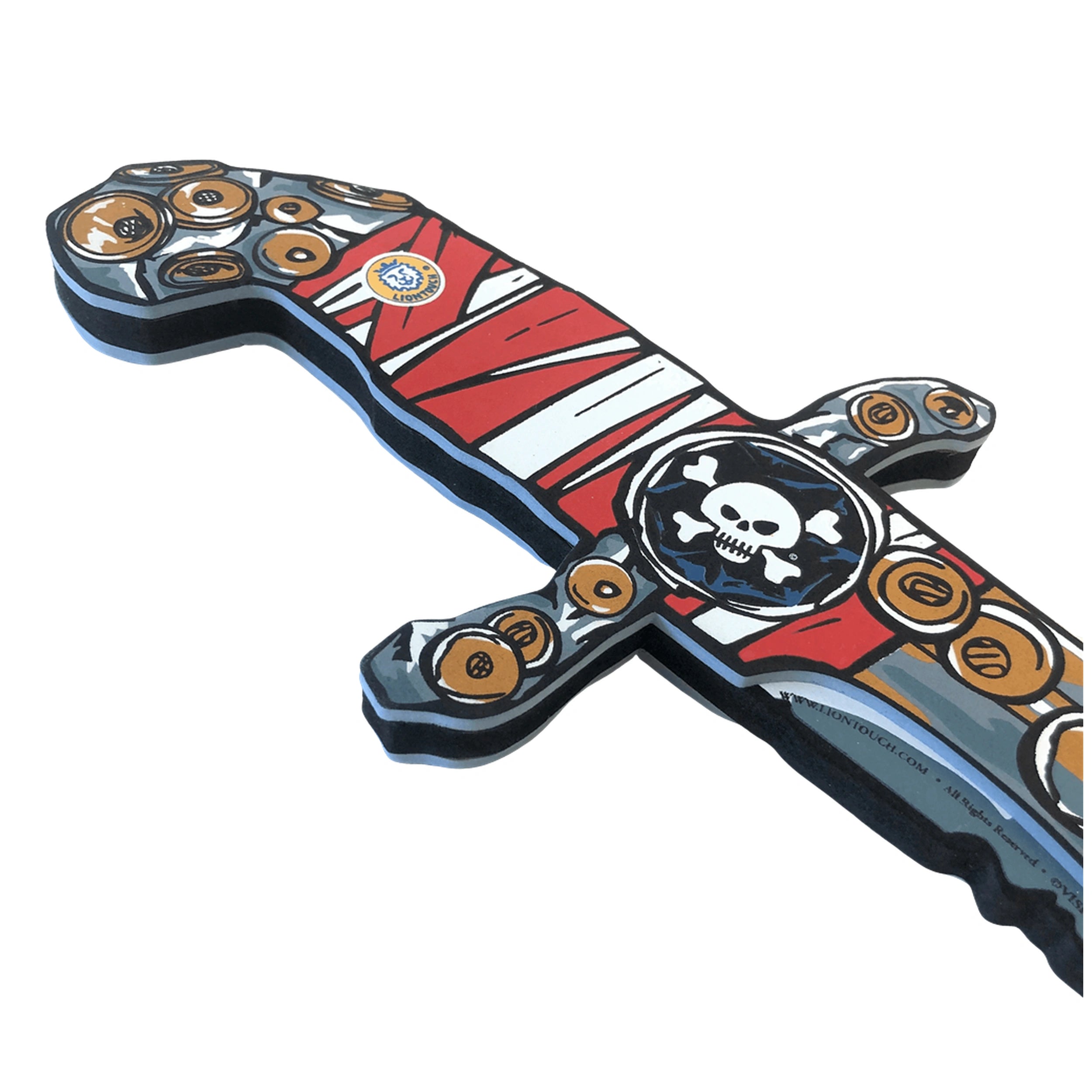 Liontouch - Pirate Knife - Pirate Red Stripe - Pretend Professions & Role Playing
