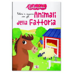 Ludattica - Colorini - Coloro E Imparo Con Gli Animali Della Fattoria - Italian Edition - Books