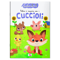 Ludattica - Colorini - Coloro E Imparo Con I Cuccioli - Italian Edition - Books