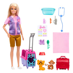 MATTEL - Barbie - Dierenredding en Vrijlating Speelset - Poppen, Speelsets & Speelgoedfiguren