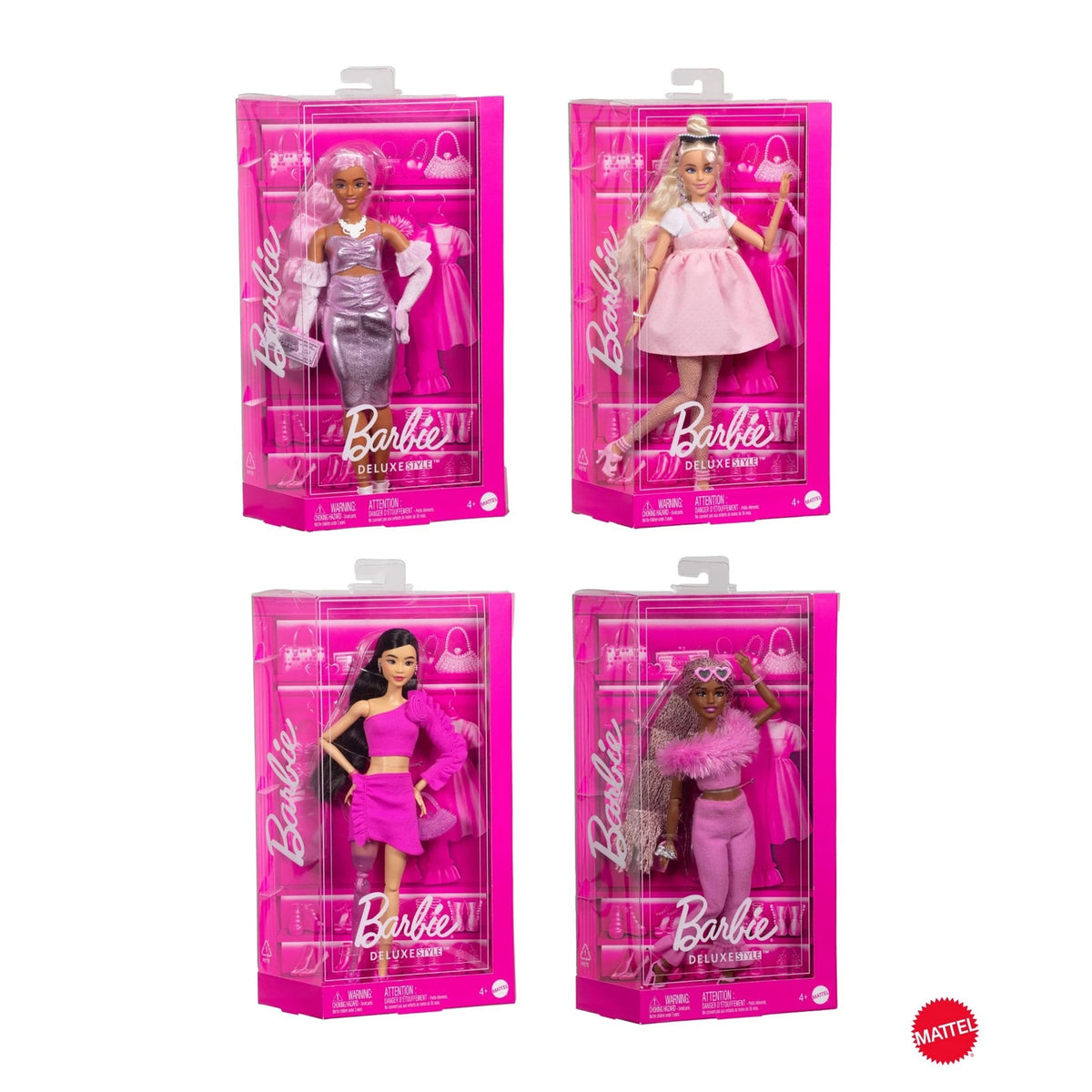 MATTEL - Barbie Deluxe Style Pop - Poppen Speelsets Speelfiguren