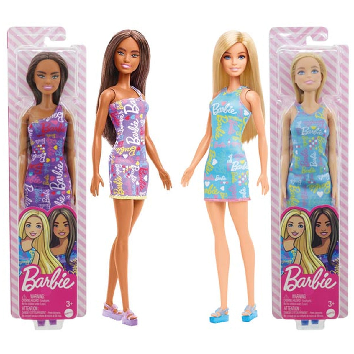 MATTEL - Barbie Signature Logo Jurk - Poppen Speelsets Speelfiguren