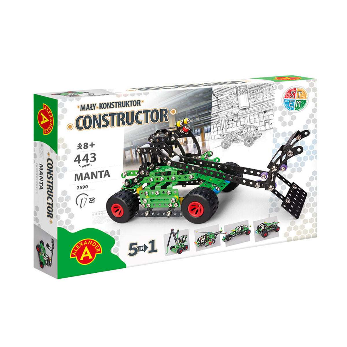 Alexander - Maly Constructor Pro Manta 5 In 1 Construction Set Toys