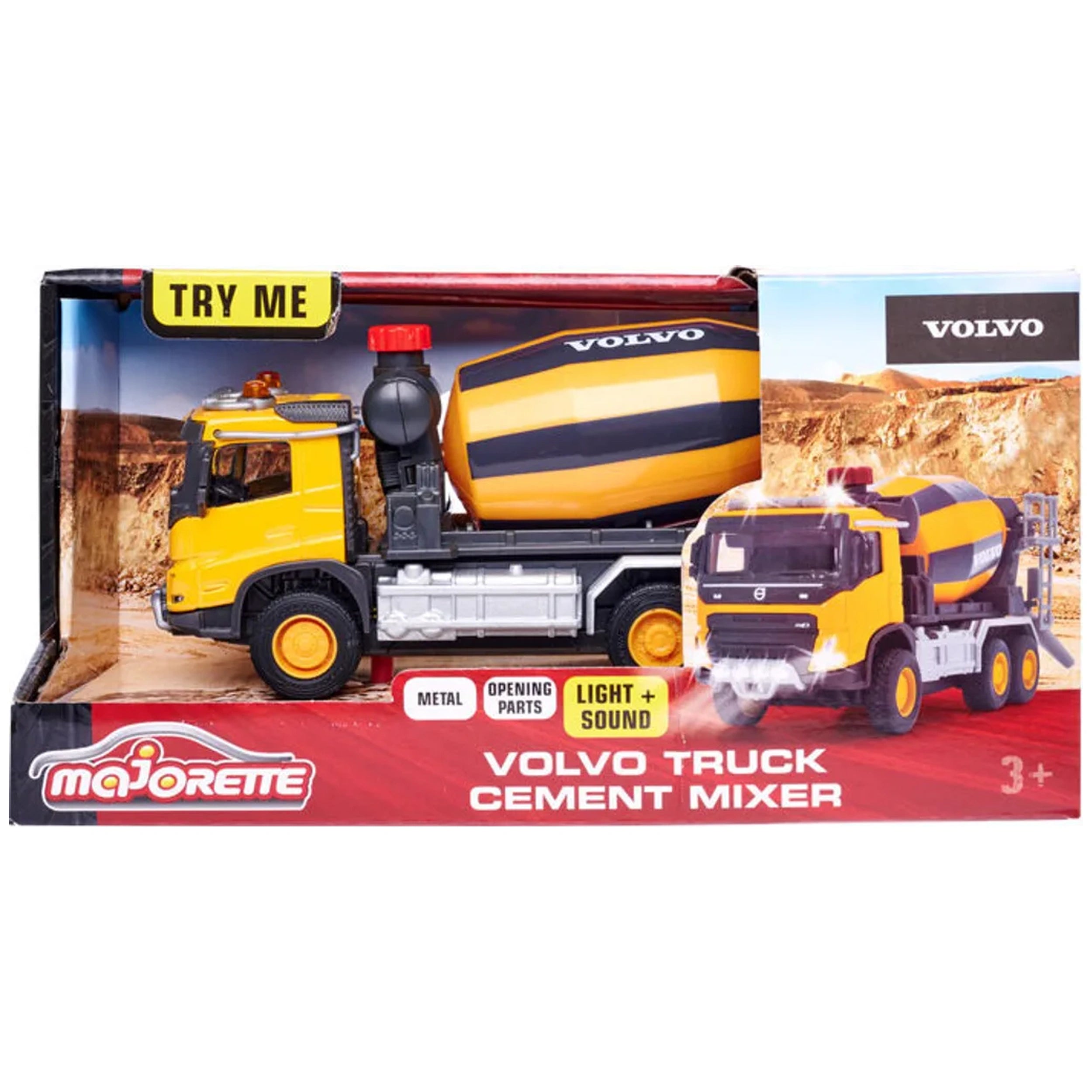 Majorette - Volvo Concrete Truck Play Vehicles