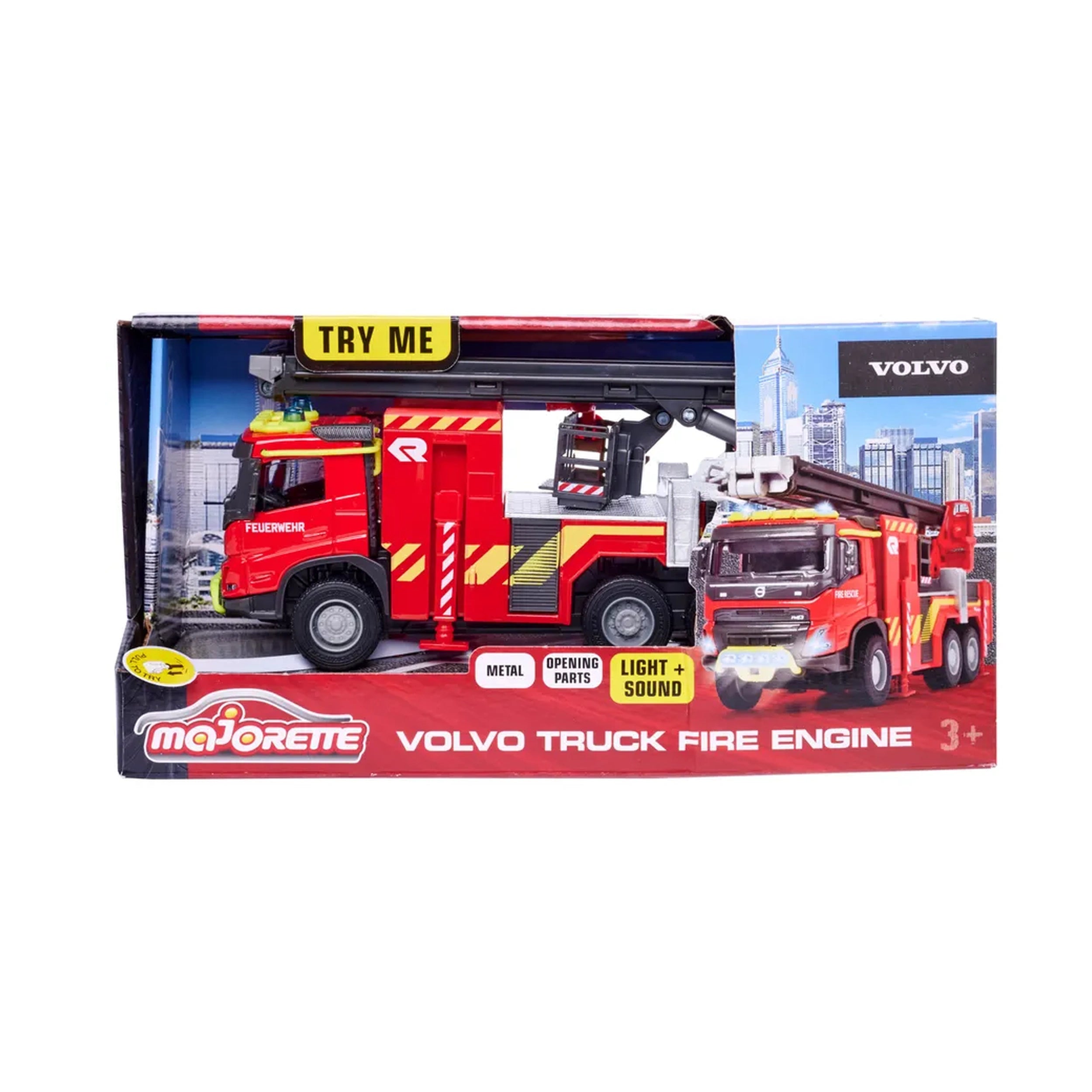 Majorette - Volvo Brandweerwagen Speelvoertuigen
