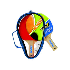 Mandelli - Sport1 Ping Pong Rackets Holiday Training Series Set with Cover and Balls - Sports Toys