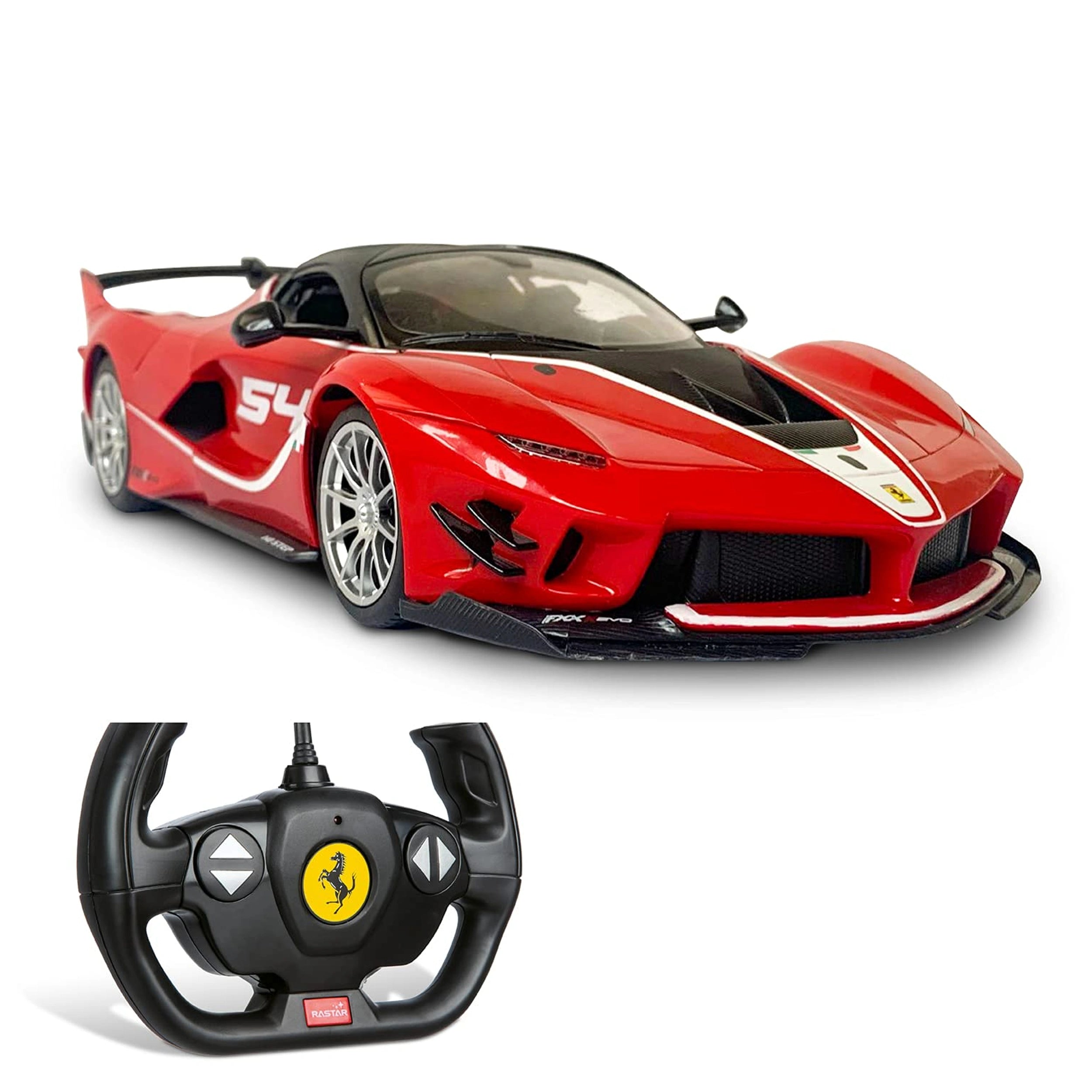 Mondo - Ferrari FXX K EVO Radio-Controlled Radio-Controlled 2.4 GHz 1:14 Full Function and Opening Doors - Play Vehicles