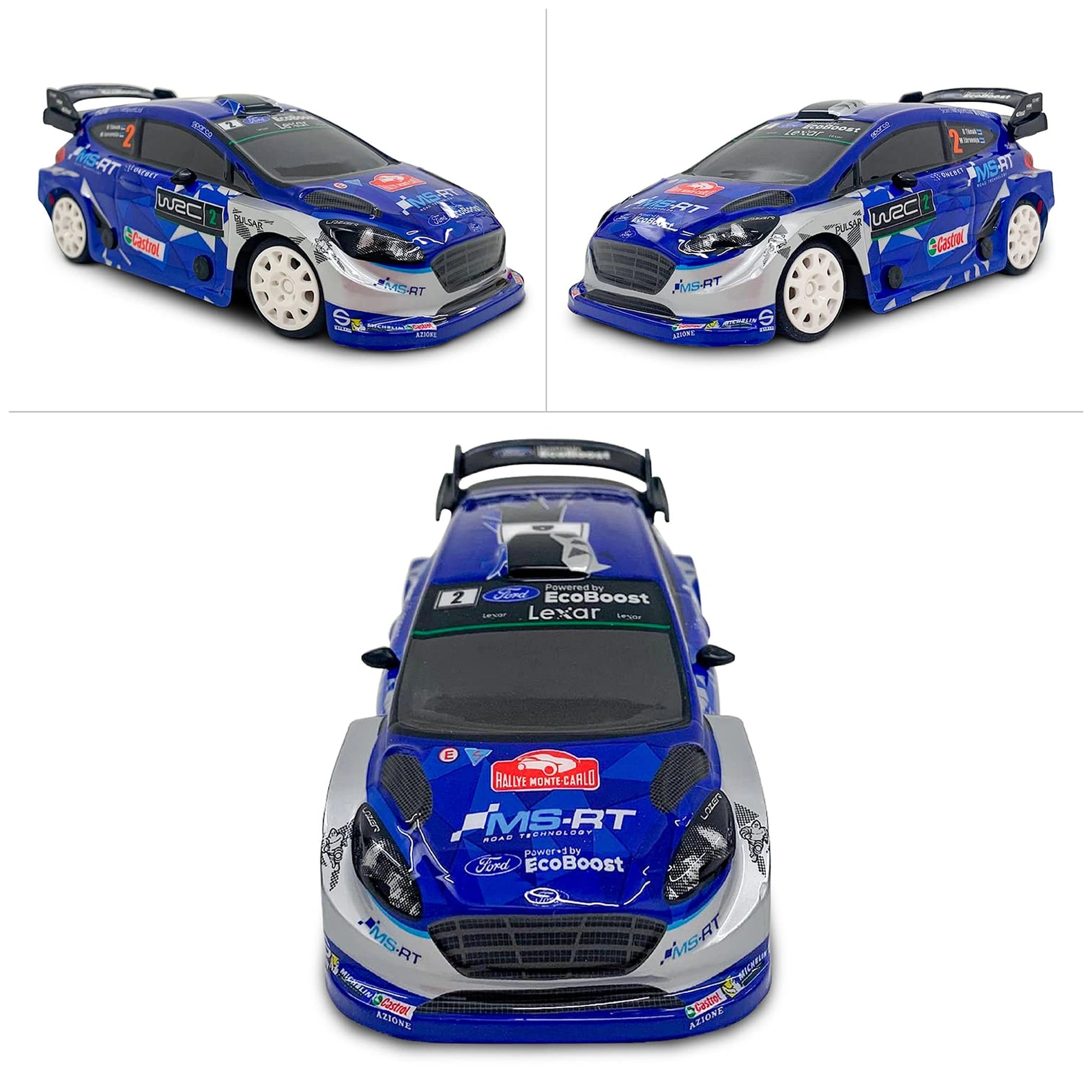 Mondo - Ford Fiesta WRC Radio-Controlled 2.4 GHz 1:28 Full Function with Lexan Body - Play Vehicles