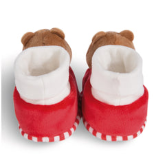 NICI - Baby-Booties-With-Rattle-FC-Bayern-Munich-Bear-Berni - Baby-Activity-Toys