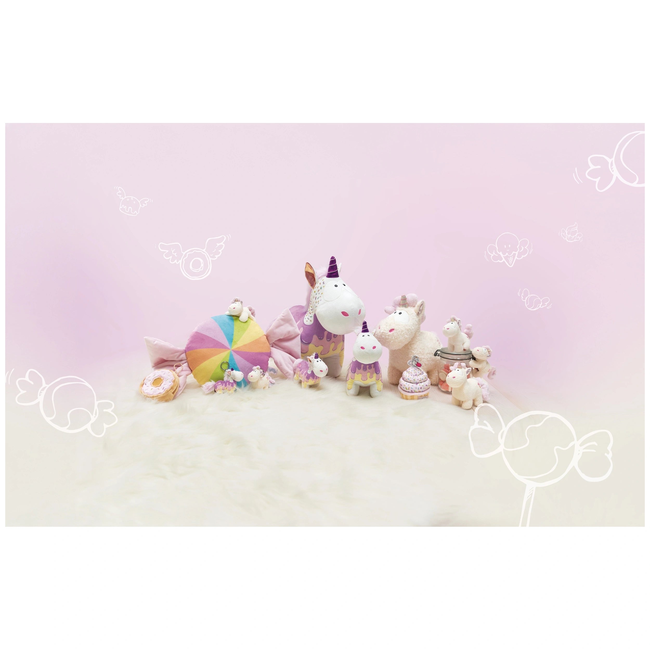 NICI - Creamy Pink Unicorn - Stuffed Animals