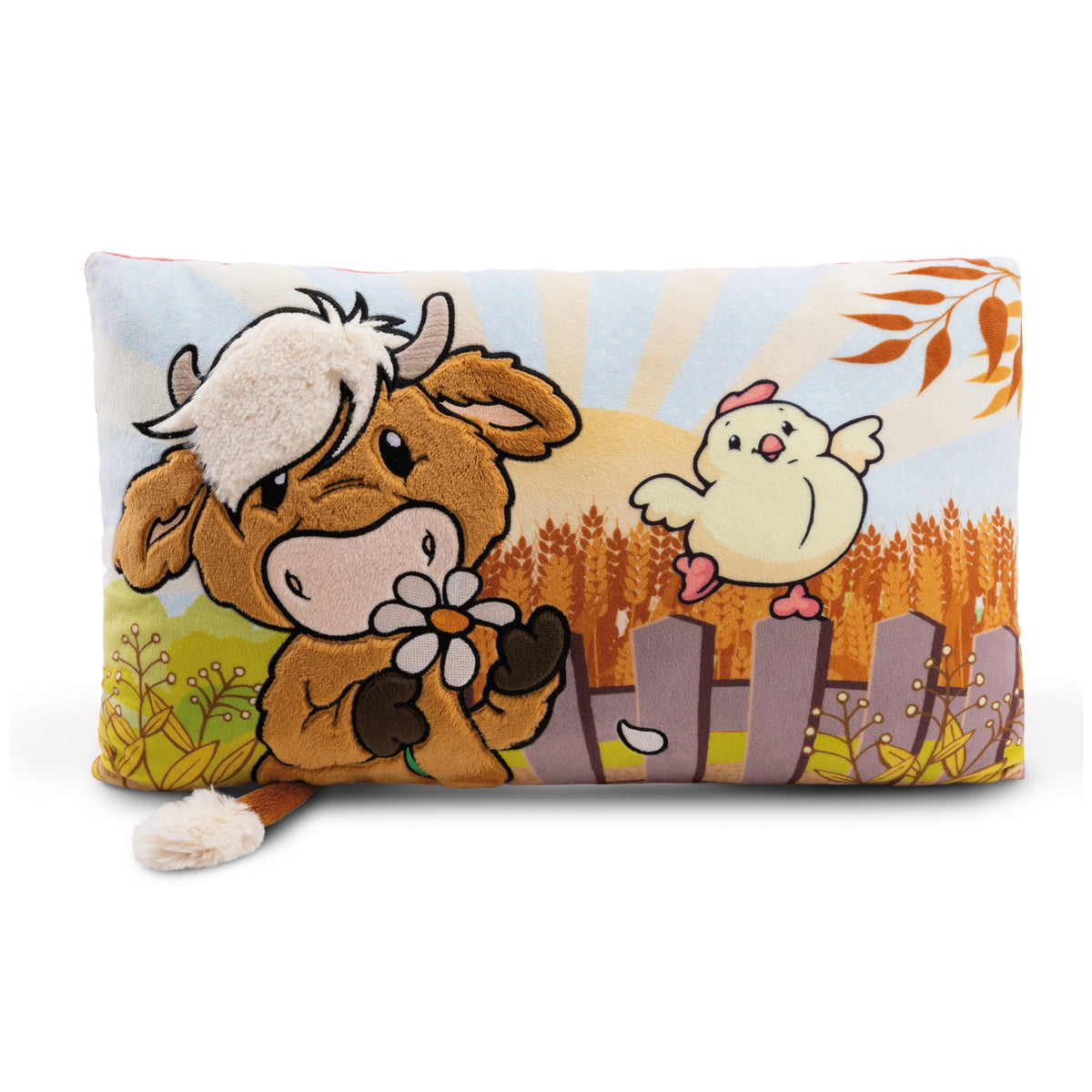 NICI - Farm-Friends-Rectangular-Cushion-Stuffed-Animals