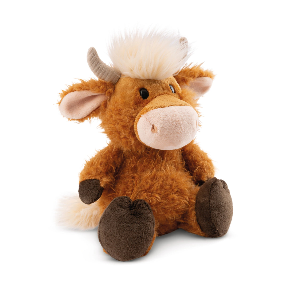 NICI - Farm-Friends-Soft-Toy-Highland-Cattle-Mcmooray-Green-33-Cm-Stuffed-Animals