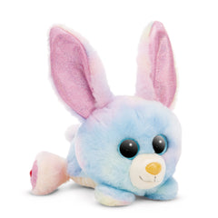 NICI - GLUBSCHIS - Lying Soft Toy Rabbit Rainbow Candy - Stuffed Animals