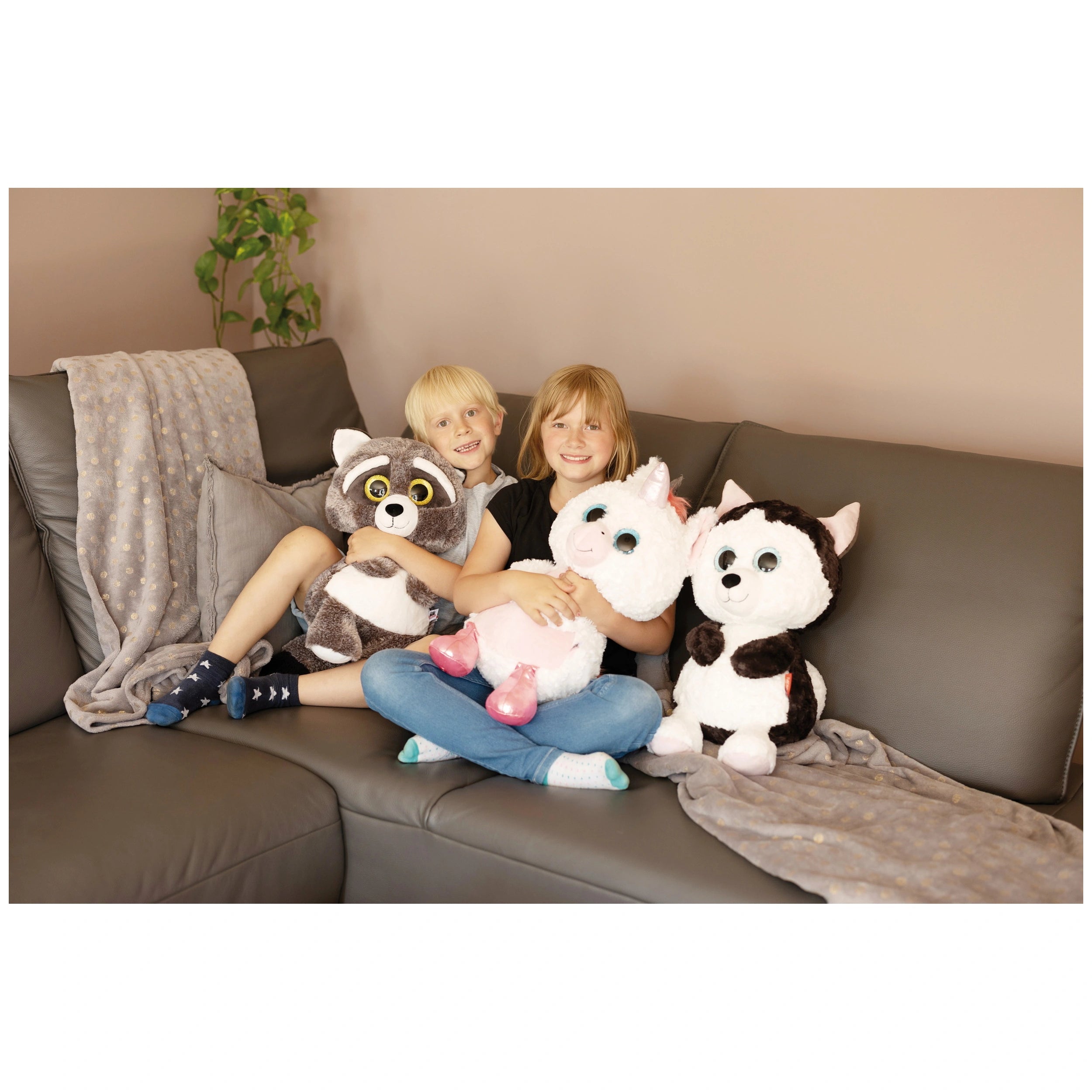 NICI - Glubschis-Cuddly-Toy-Husky-Barkley-45-Cm - Stuffed-Animals