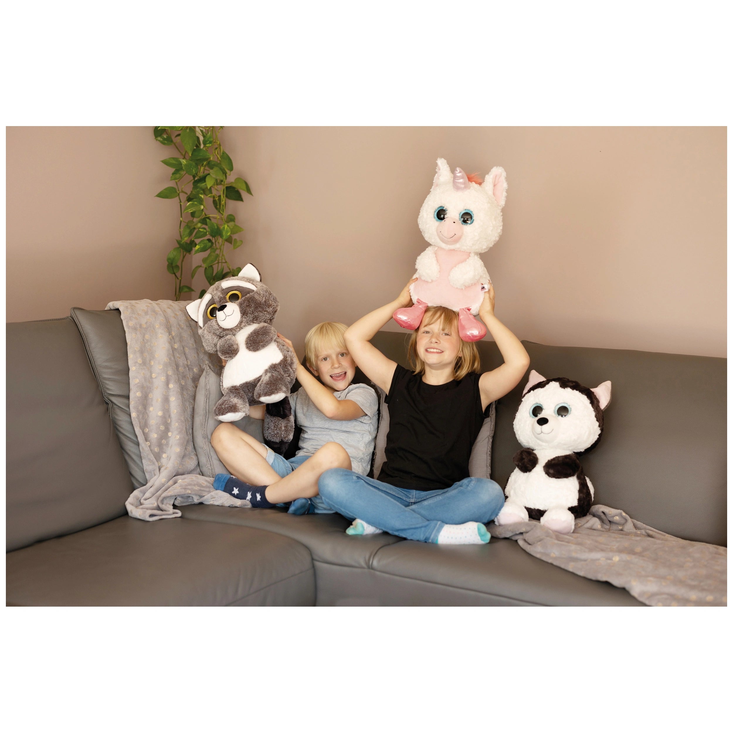 NICI - Glubschis-Cuddly-Toy-Husky-Barkley-45-Cm - Stuffed-Animals