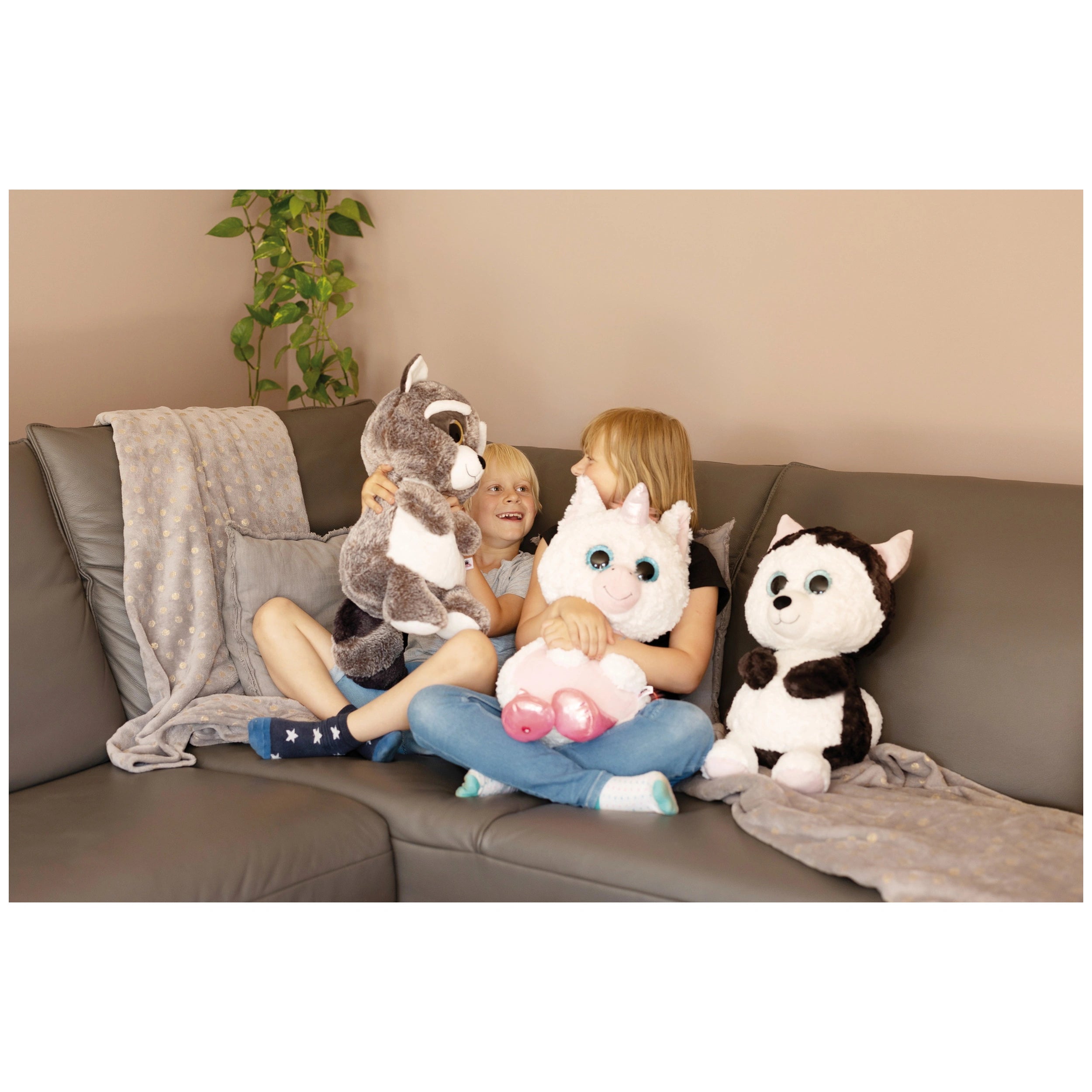 NICI - Glubschis-Cuddly-Toy-Husky-Barkley-45-Cm - Stuffed-Animals