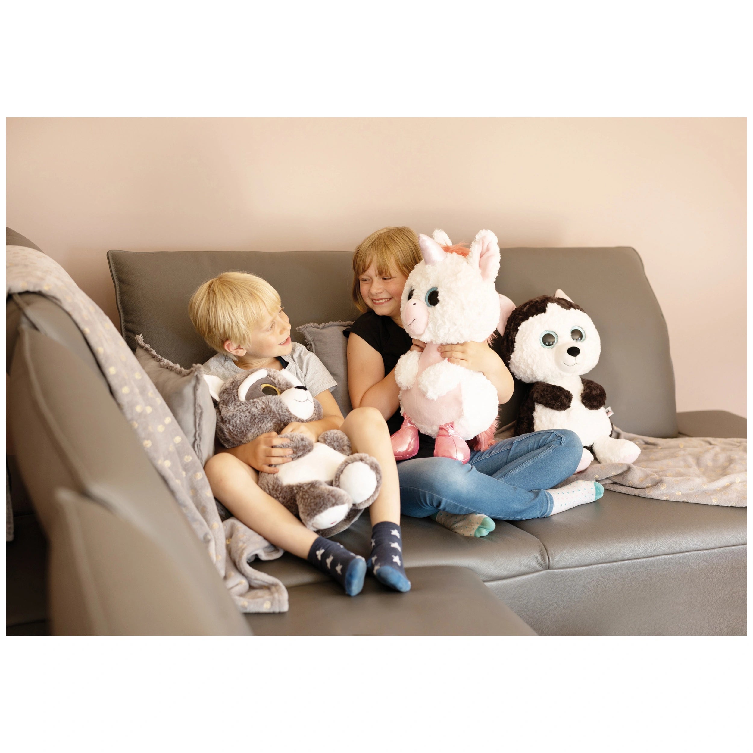 NICI - Glubschis-Cuddly-Toy-Husky-Barkley-45-Cm - Stuffed-Animals