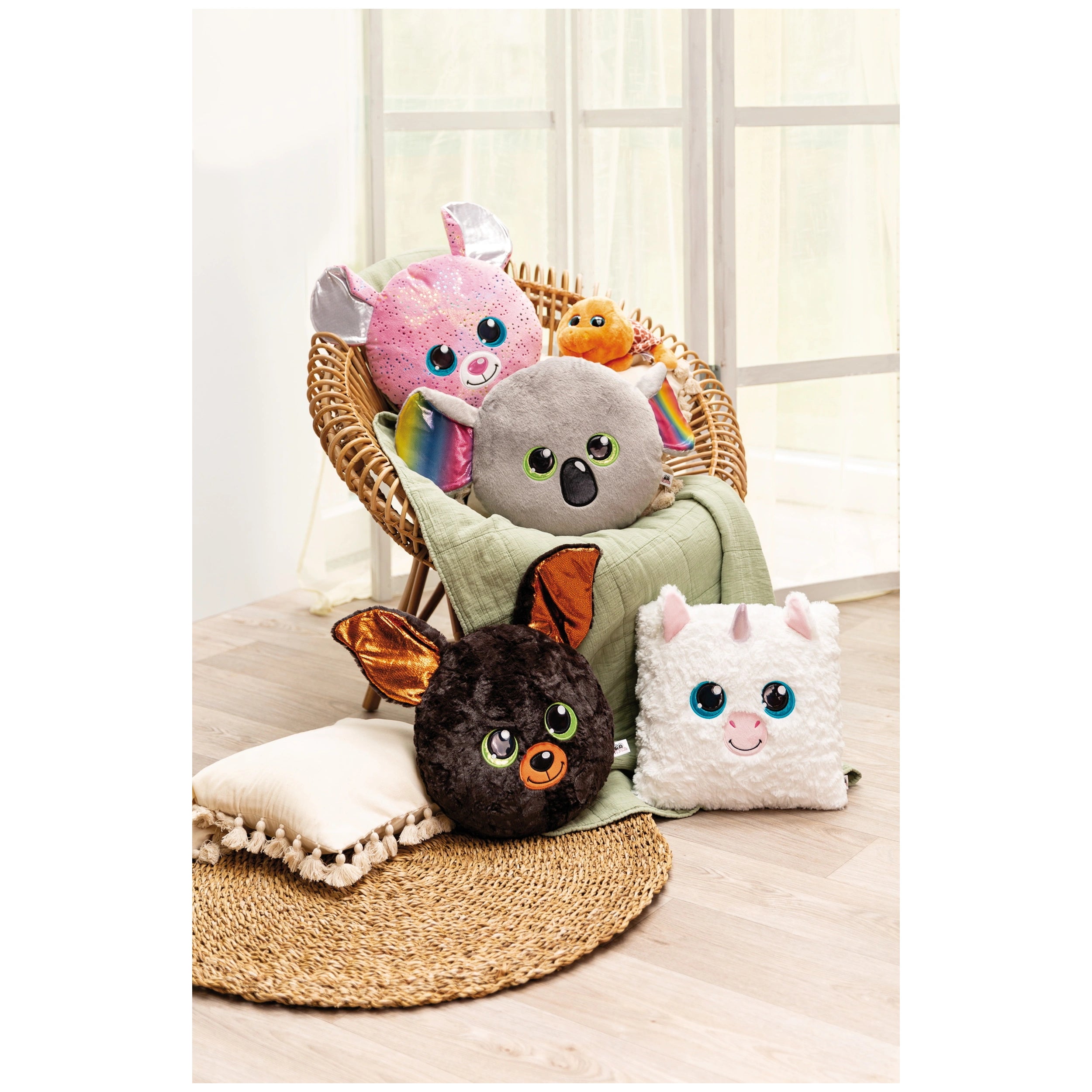 NICI - Glubschis-Cushion-Mouse-Miss-Mausie-Stuffed-Animals