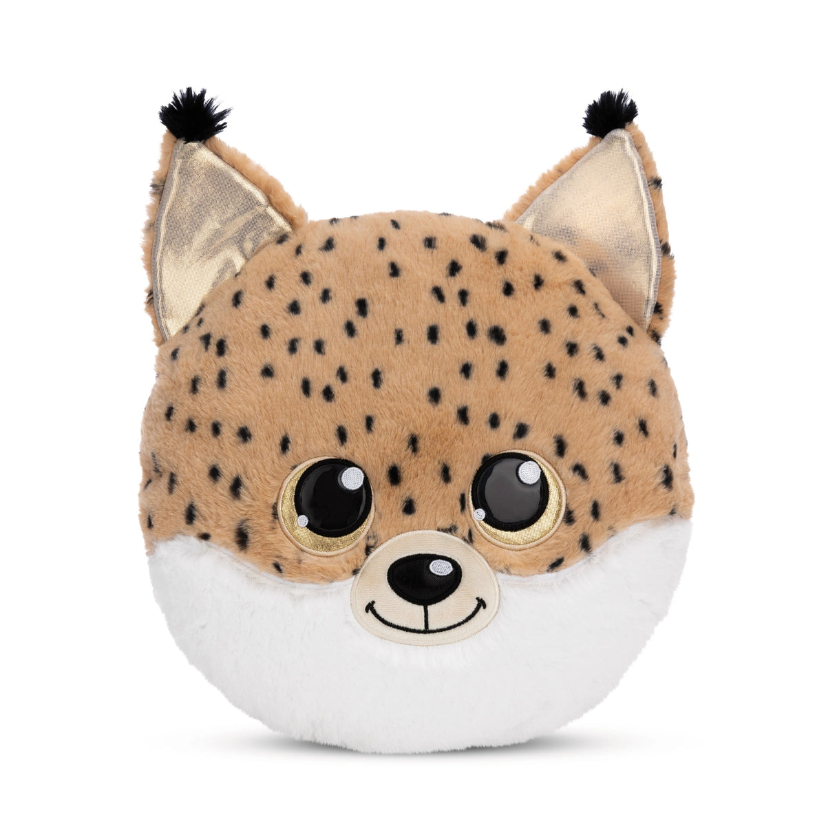 NICI - Glubschis-Lynx-Lenzo-Cushion-32x32-Cm - Stuffed-Animals