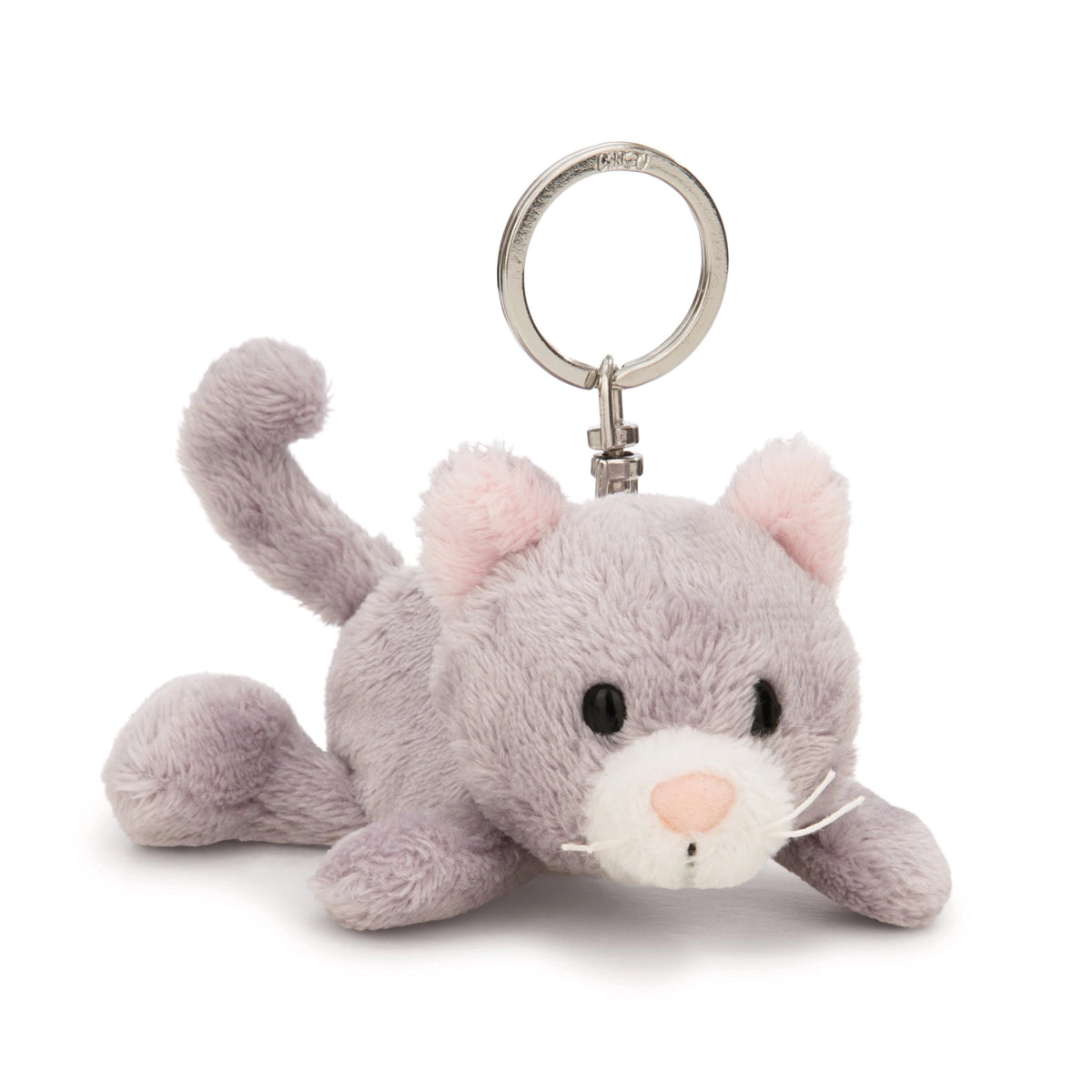 NICI - Homies-Sleutelhanger-Liggende-Kat-Grijs-Actie-Speelfiguren