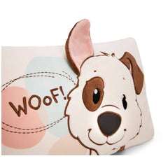 NICI - Homies-Rectangular-Cushion-Dog-White-Stuffed-Animals
