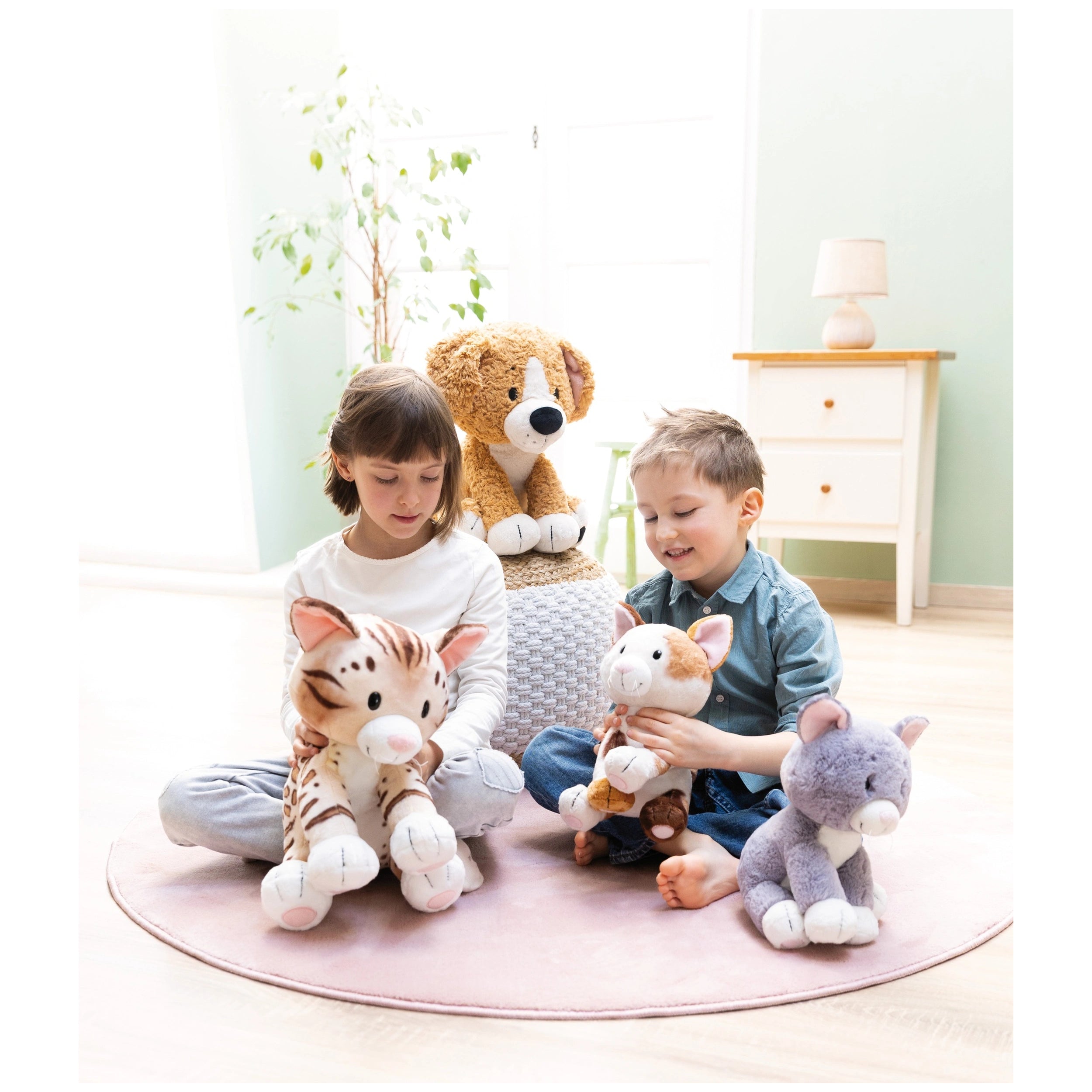 NICI - Homies-Sitting-Bengal-Cat-Stuffed-Animals
