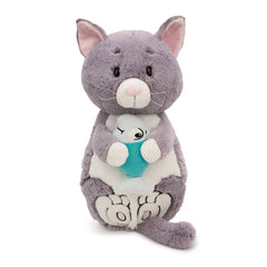 NICI - Homies-Soft-Toy-Cat-Gray-Fish-Nici-Green-Stuffed-Animals