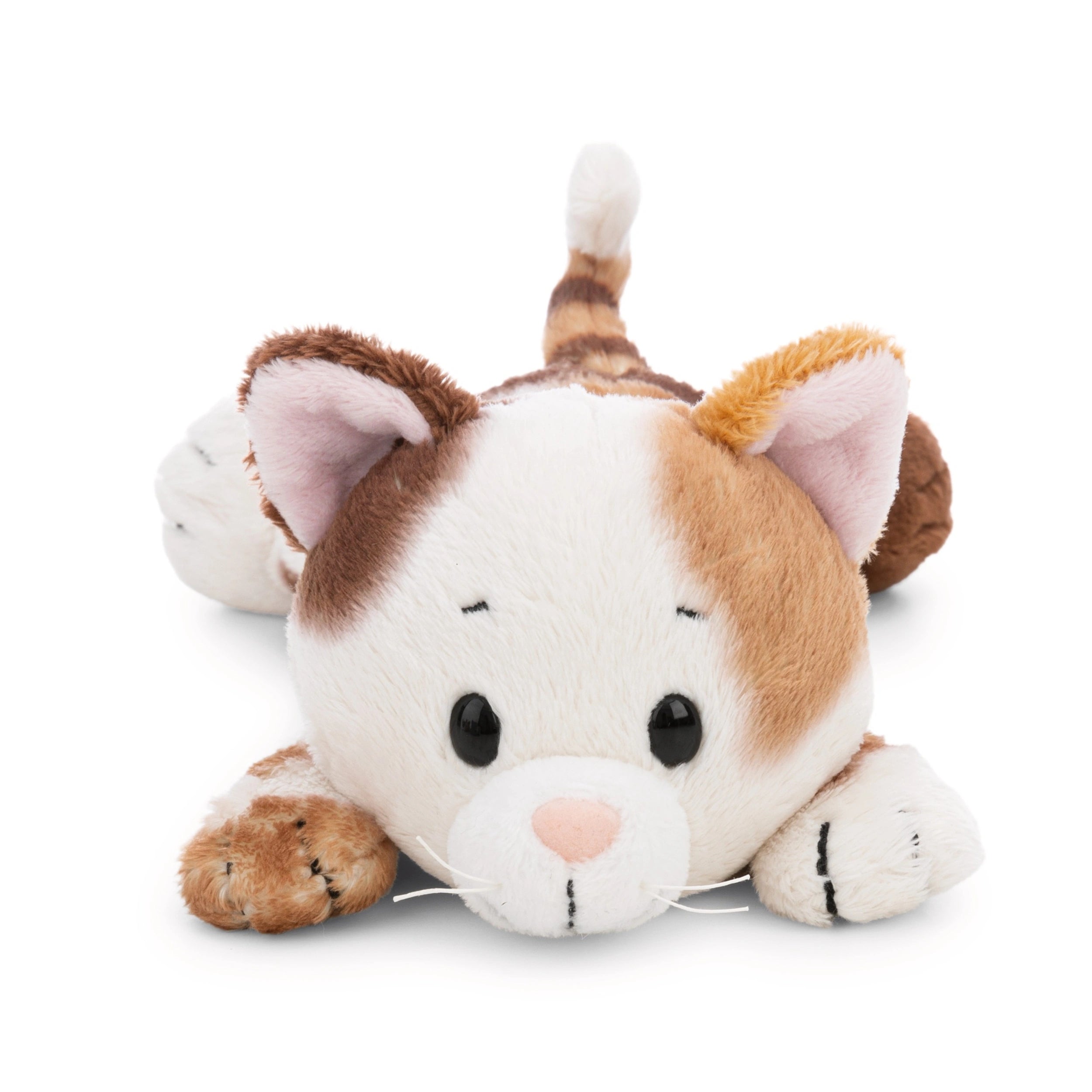 NICI - Homies- Soft Toy Lying Cat Calico - Stuffed Animals
