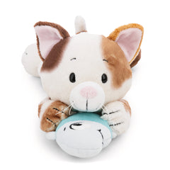NICI - Homies-Soft-Toy-Lying-Cat-Calico-Stuffed-Animals