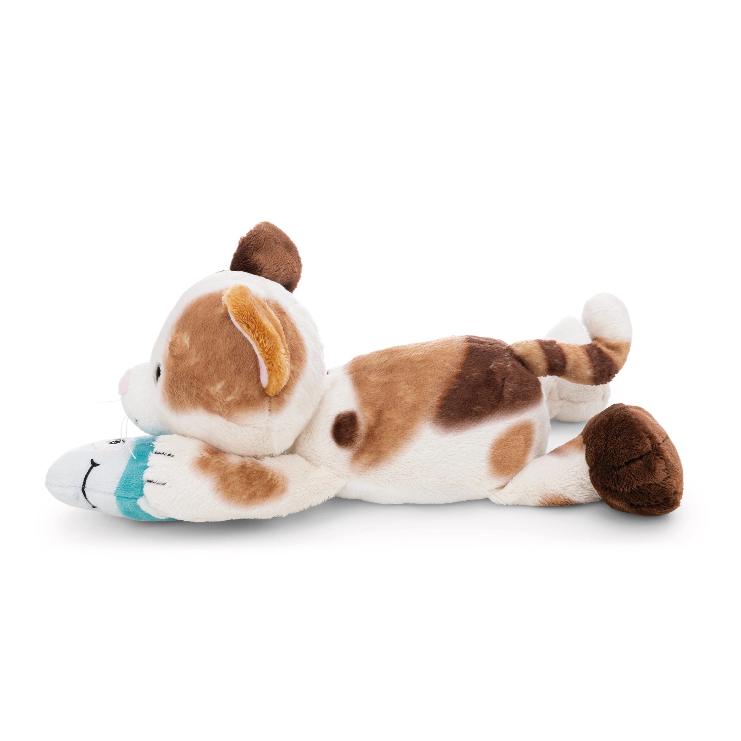 NICI - Homies-Soft-Toy-Lying-Cat-Calico-Stuffed-Animals