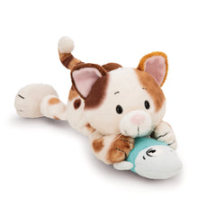 NICI - Homies-Soft-Toy-Lying-Cat-Calico-Stuffed-Animals