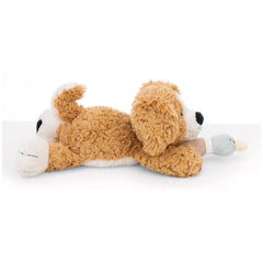 NICI - Homies- Soft Toy Lying Dog Brown and Duck Nici Green 35 Cm - Stuffed Animals