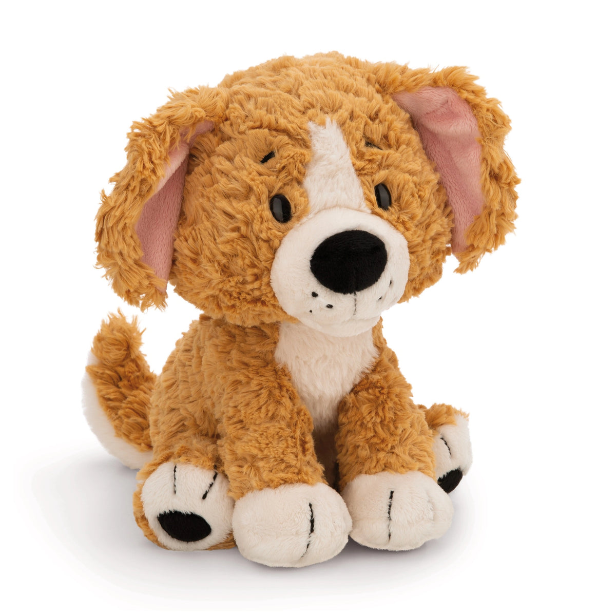 NICI - Homies-Soft-Toy-Sitting-Dog-Brown-Stuffed-Animals