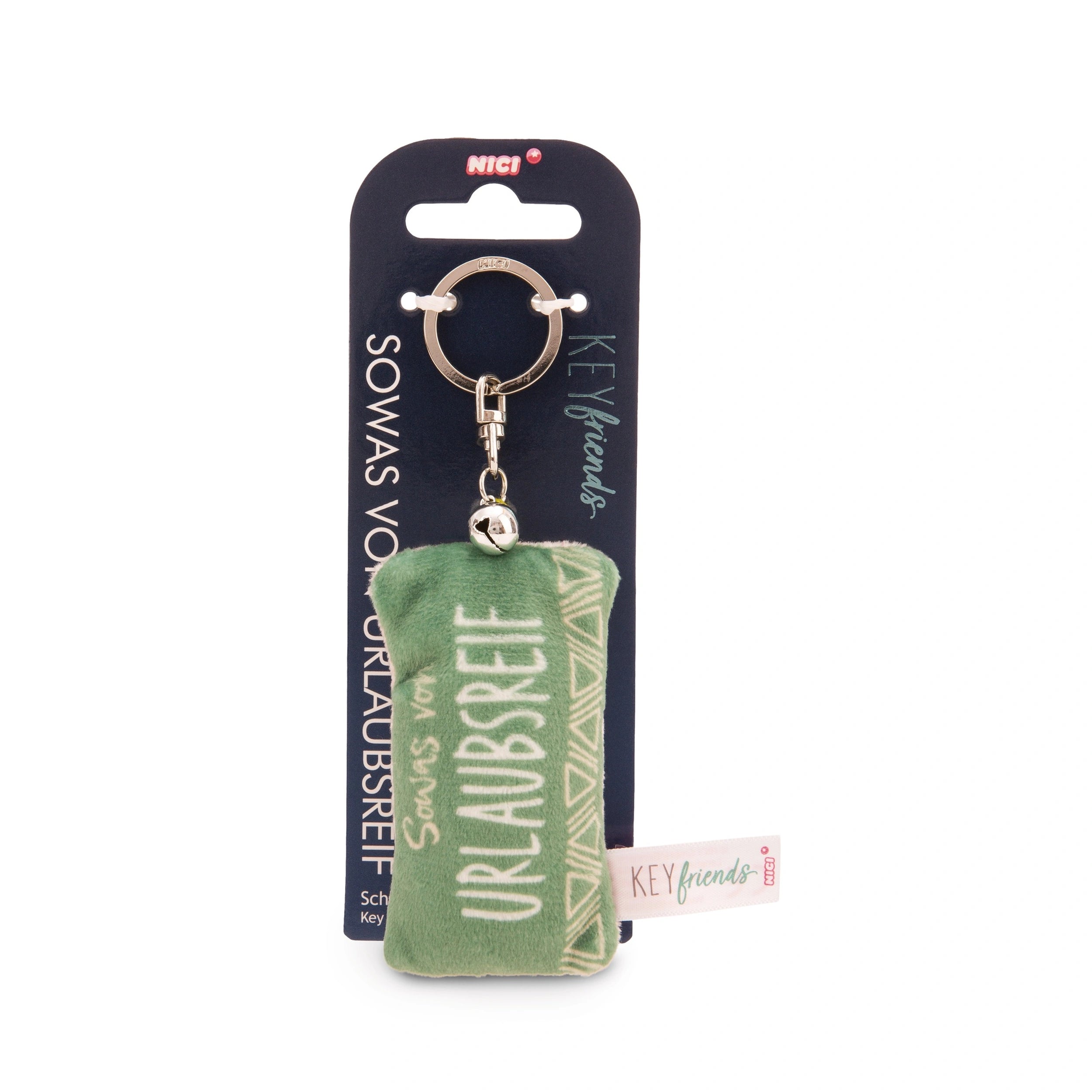 NICI - Key-Friends-Keyholder-Mini-Plush-Cushion-Collectibles