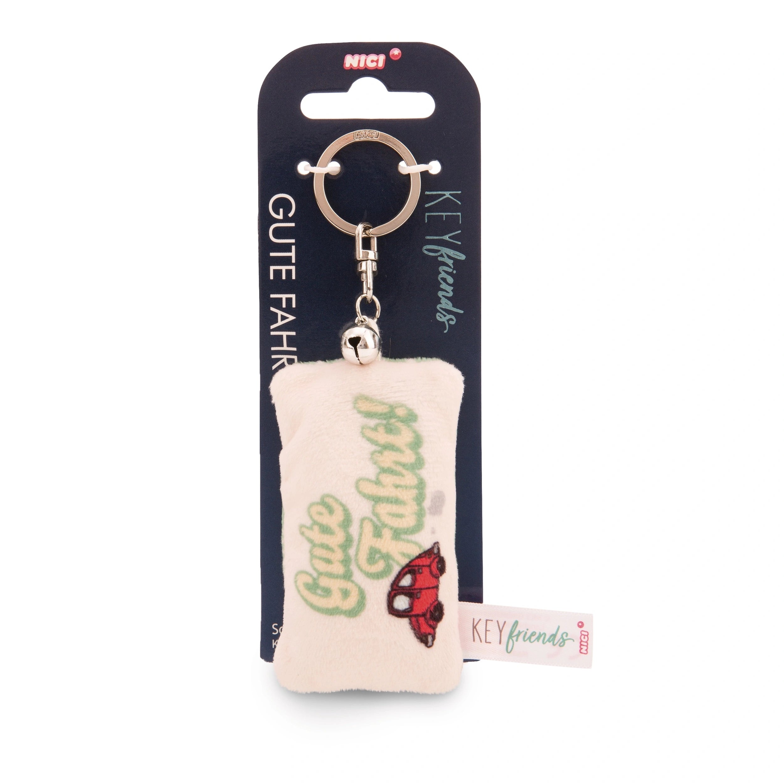 NICI - Key-Friends-Keyholder-Mini-Plush-Cushion-Collectibles