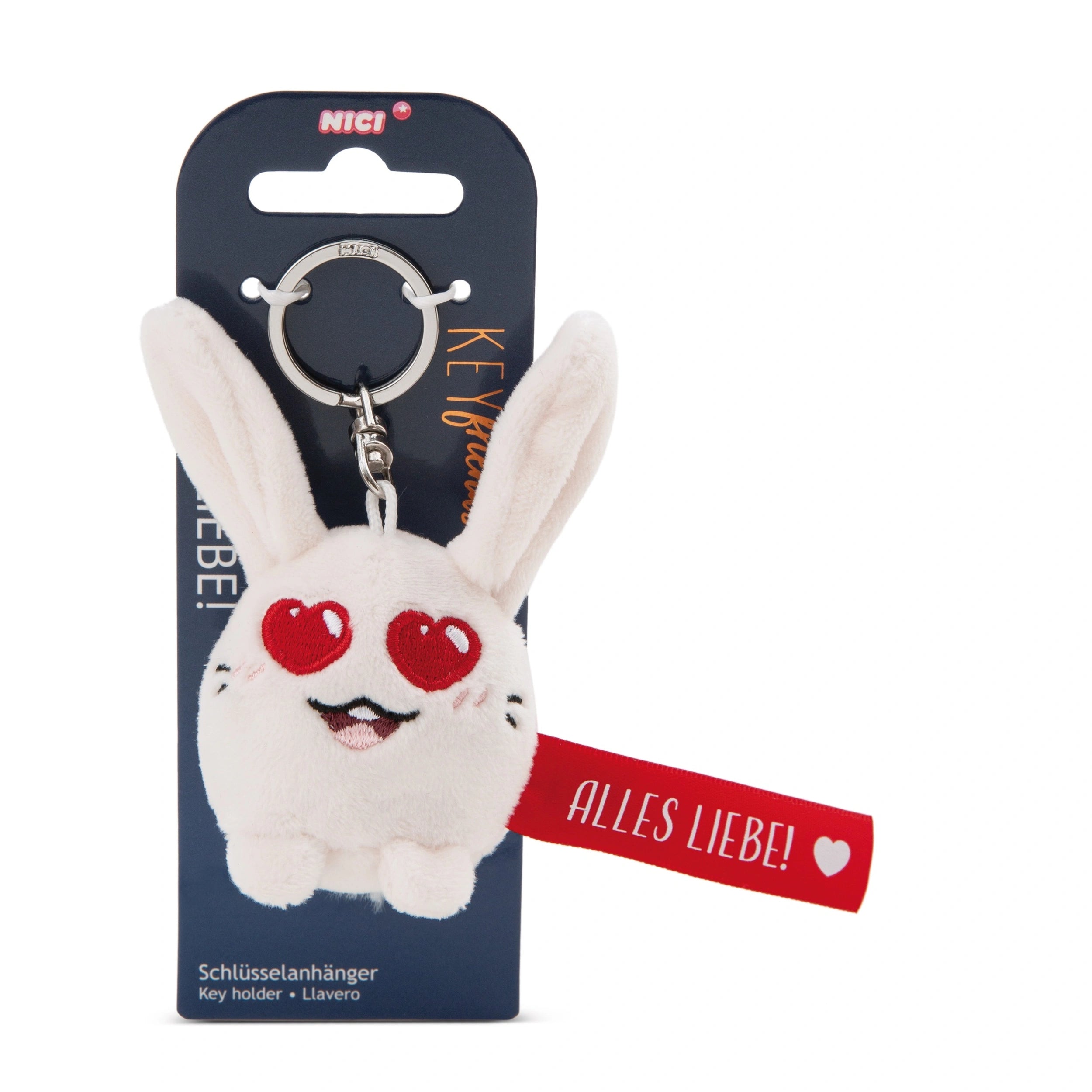 NICI - Key-Friends-Keyholder-Red-Rabbit-Collectibles