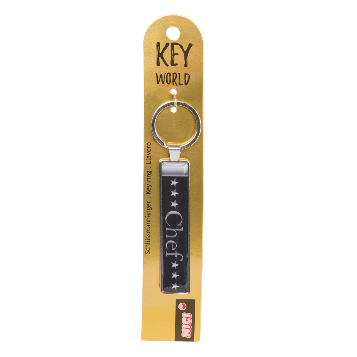 NICI - Keyring-Key-World-Chef-Action-Toy-Figures