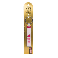 NICI - Keyring-Key-World-I-Love-You-7-Cm - Keychains