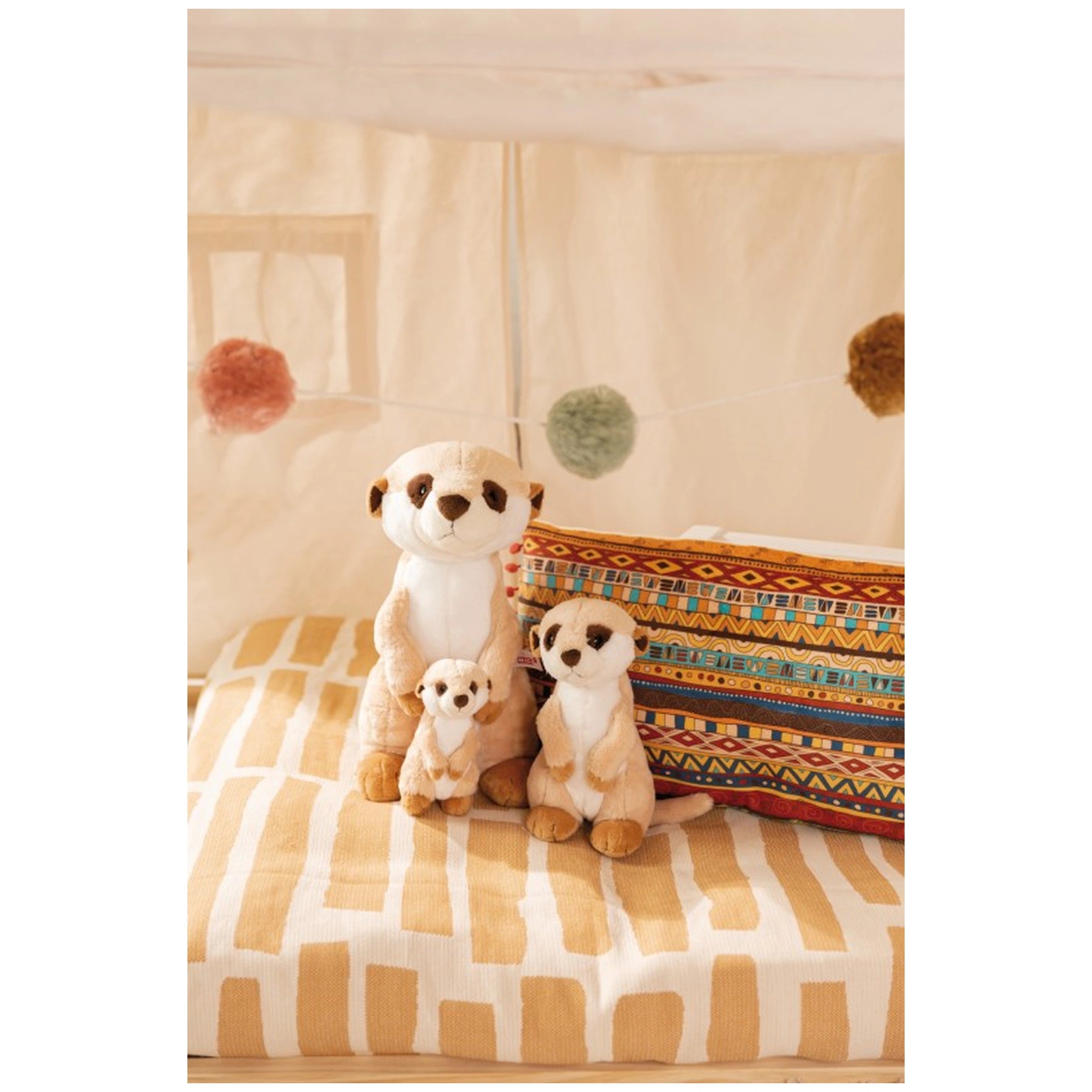 NICI - Meerkat-Sitting-Soft-Toy-Stuffed-Animals