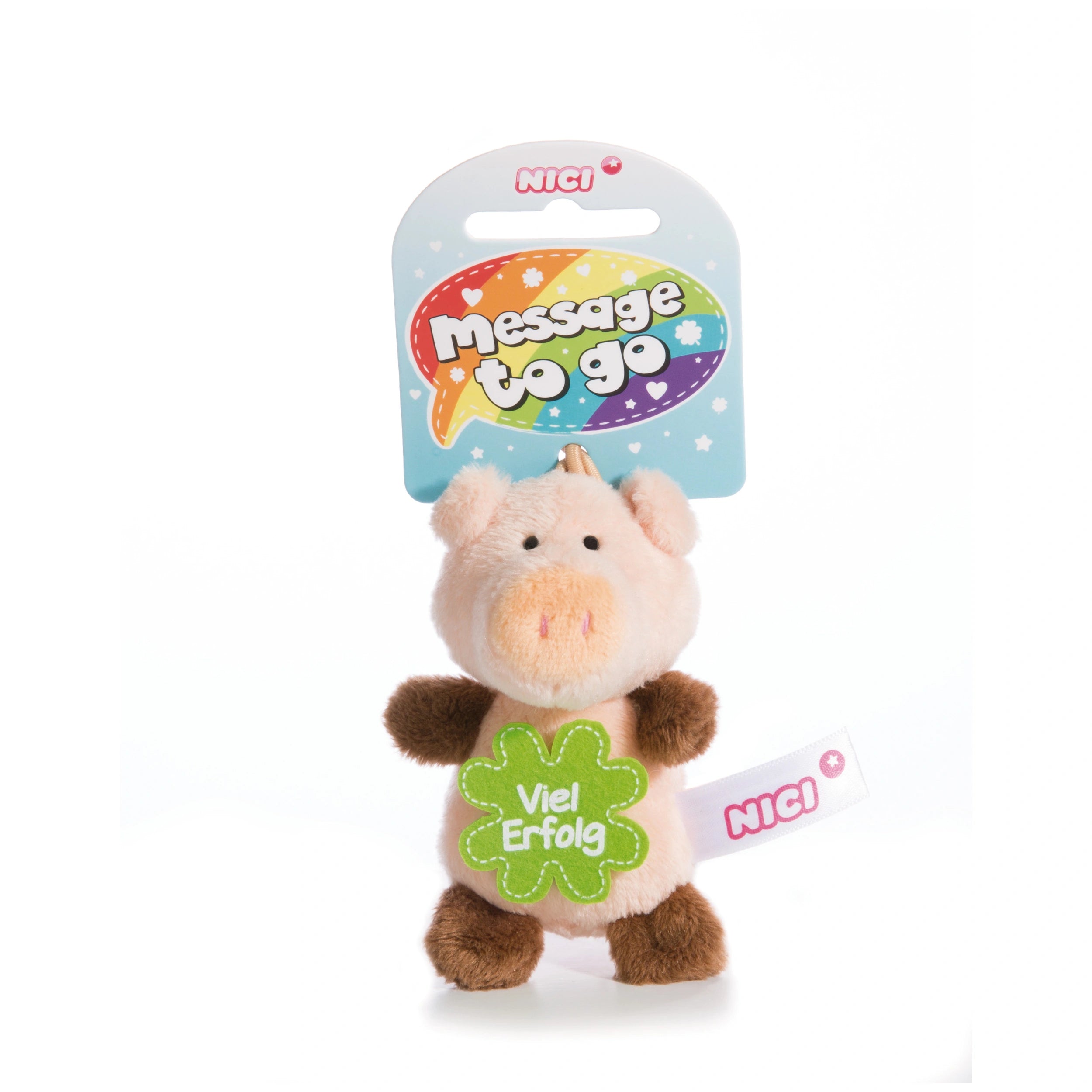 NICI - Message-To-Go-Hangertje-Varkentje-Pluche-Dieren