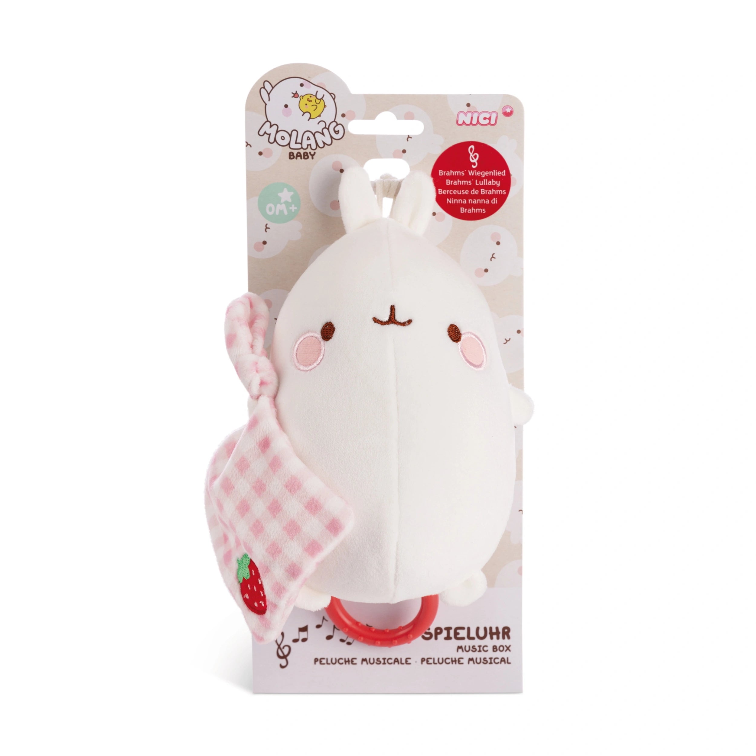 NICI - Molang-Music-Box-15cm-Stuffed-Animals