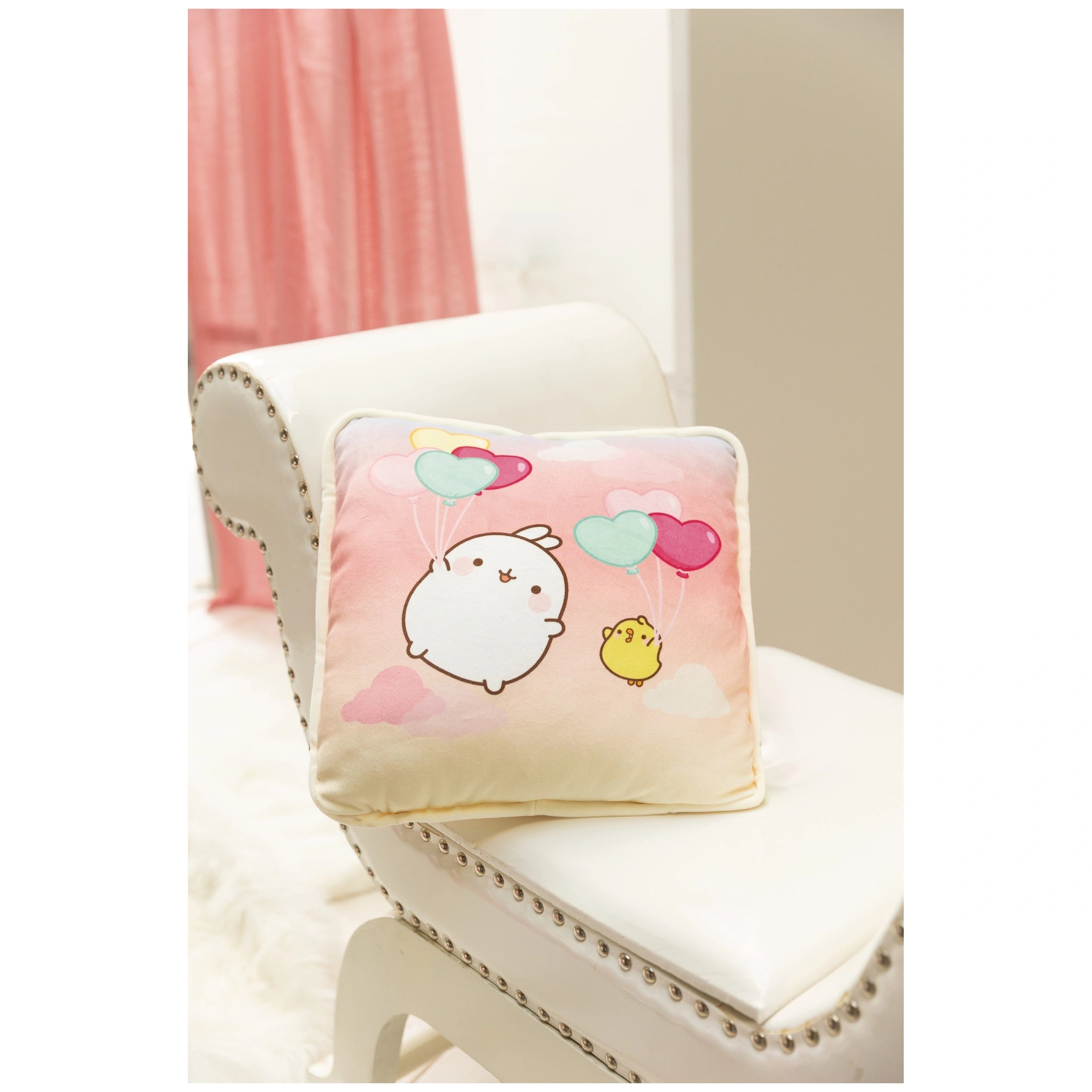 NICI - Molang-Square-Cushion-30x30-Cm-Stuffed-Animals