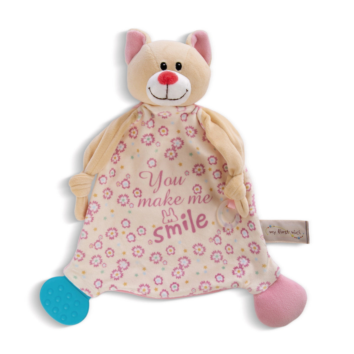 NICI - My First NICI Comforter Cat With Ring - Stuffed Animals