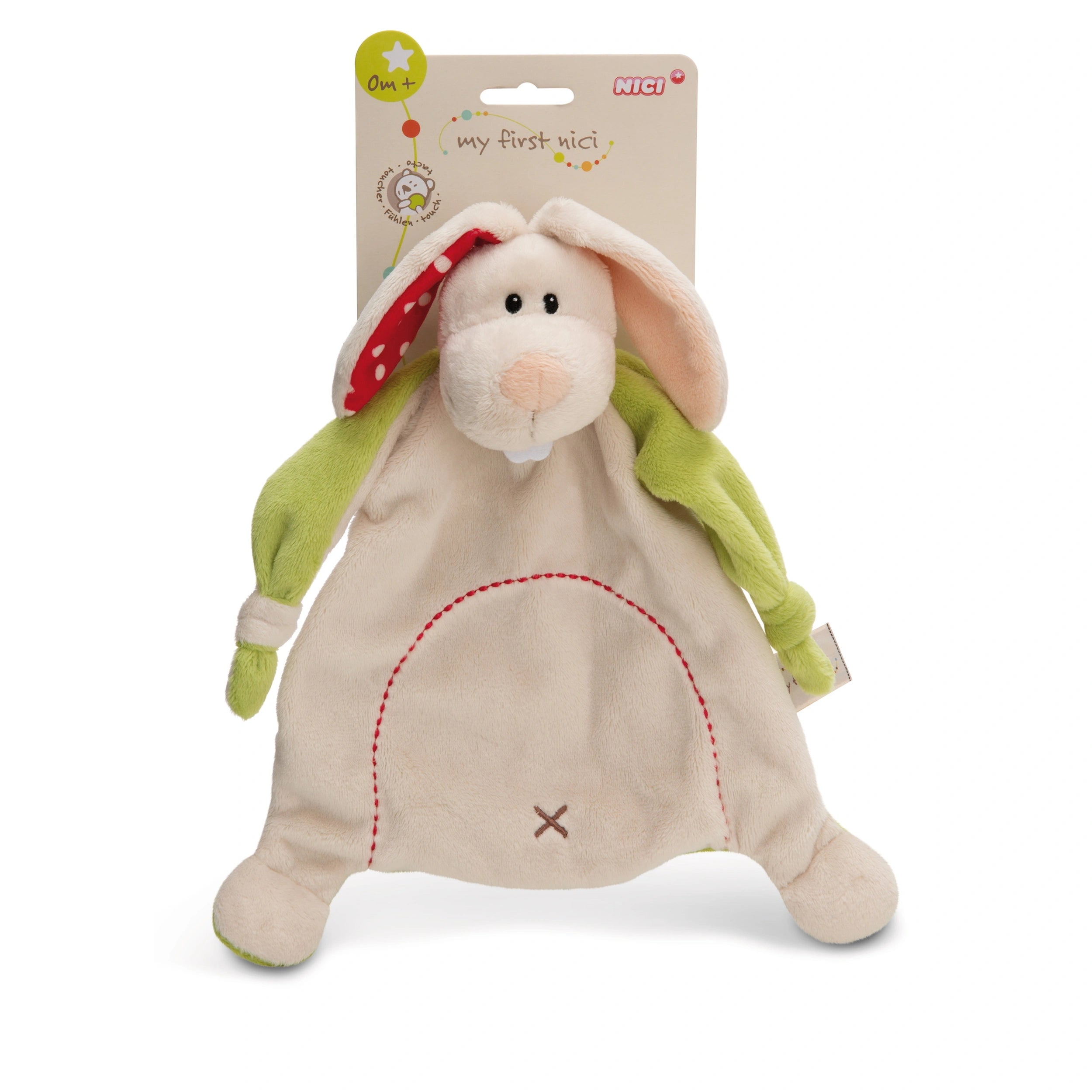 NICI - My First NICI Cuddle Cloth Bunny Tilli 25 X 25 Cm - Stuffed Animals